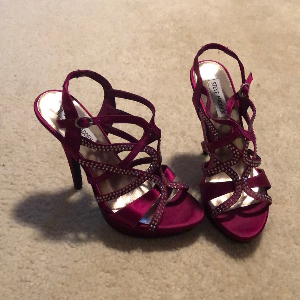 Purple Steve Madden High Heels
